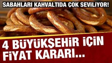 Simit fiyatlarına 4 büyükşehirde yapılan artış yılbaşına kadar ertelendi