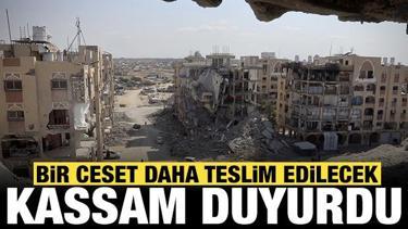 Kassam'dan son dakika esir açıklaması: Teslim edileceği saati duyurdular