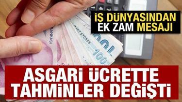 Asgari ücrette tahminler değişti: İş dünyasından şaşırtan ek zam mesajı
