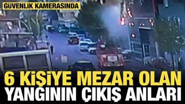 Kocaeli'de 6 kişiye mezar olan tesisteki yangının ilk anları kamerada