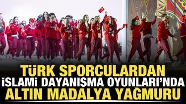 Türk sporculardan İslami Dayanışma Oyunları'nda altın madalya yağmuru