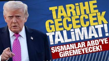 Trump'tan tarihe geçecek talimat: Şişmanlar ABD vizesi alamayacak!