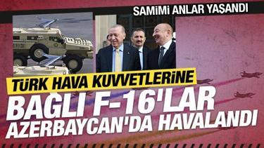 Türk Hava Kuvvetlerine bağlı F-16'lar Azerbaycan'da havalandı