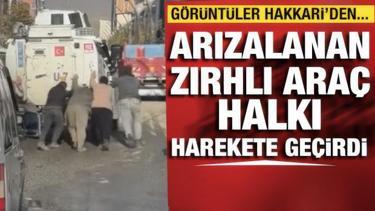 Yüksekova'daki o anlar sosyal medyada gündem oldu