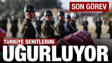 Son görev! Kahraman şehitlerimiz memleketlerine uğurlandı