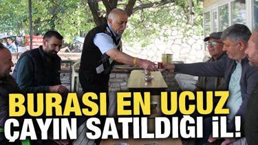 Türkiye'nin en ucuz çayının satıldığı il belli oldu!