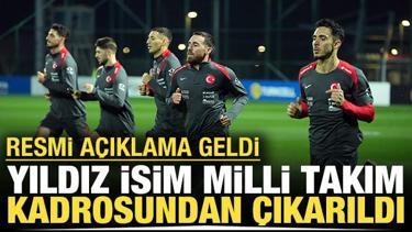 Yıldız futbolcu milli takım kadrosundan çıkarıldı
