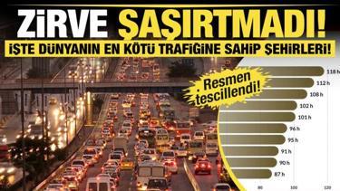 2025'te d&uuml;nyanın en k&ouml;t&uuml; trafiğine sahip şehirleri listelendi... Sonu&ccedil; şaşırtmadı! 