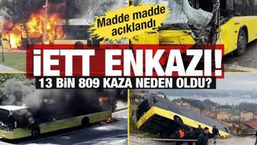 İETT otob&uuml;sleri g&uuml;nde 38 kaza yapıyor