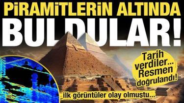 Tarih verdiler! Giza piramitlerinin altında gizli mega yapılar doğrulandı!