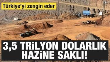 T&uuml;rkiye&rsquo;de saklı 3,5 trilyon dolarlık hazine: T&uuml;rkiye'yi zengin eder