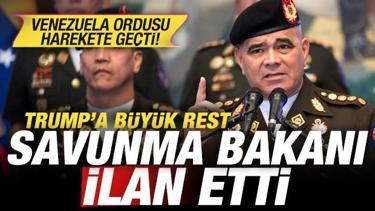 Son dakika: Venezuela ordusu harekete ge&ccedil;ti: Savunma bakanı ilan etti