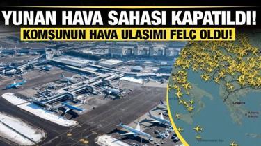 Son dakika...Yunanistan hava sahasında b&uuml;y&uuml;k kriz: Radyo frekansları koptu!