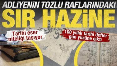 Ankara Adliyesi'nde tarihi keşif: 1926 yılına ait emanet defteri bulundu