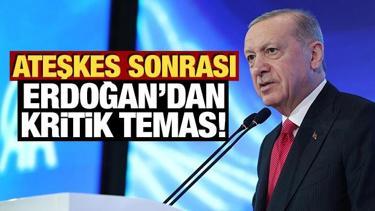 Ateşkes sonrası kritik temas! Cumhurbaşkanı Erdoğan, Suriye Cumhurbaşkanı Şara ile g&ouml;r&uuml;şt&uuml;