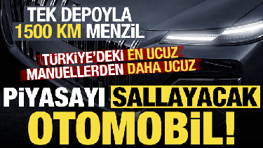 Egea ve Sandero'dan daha ucuz! Piyasayı sallayacak otomobil: 1500 km menzil sunuyor...