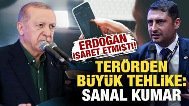 Cumhurbaşkanı Erdoğan işaret etmişti! Ter&ouml;rden b&uuml;y&uuml;k tehlike: Sanal kumar!
