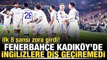 Fenerbah&ccedil;e Kadık&ouml;y'de İngilizlere diş ge&ccedil;iremedi!