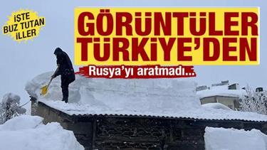 G&ouml;r&uuml;nt&uuml;ler T&uuml;rkiye'den! Rusya'yı aratmadı...