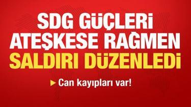 Son dakika... SDG ateşkese rağmen Sırrin'de saldırı d&uuml;zenledi