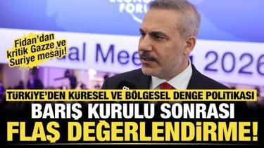 Son dakika... Hakan Fidan'dan Barış Kurulu a&ccedil;ıklaması! Gazze diplomasisinde yeni d&ouml;nem!