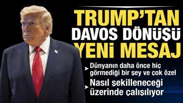 Trump'tan Davos d&ouml;n&uuml;ş&uuml; Gr&ouml;nland ve Barış Kurulu mesajı