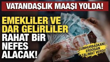 Vatandaşlık maaşı yolda! Emekliler rahat bir nefes alacak