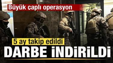 14 ilde b&uuml;y&uuml;k &ccedil;aplı operasyon! 305 ş&uuml;pheli yakalandı