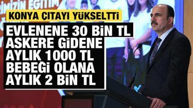 Evlenene 30 bin TL, askere gidene aylık 1000 TL, bebeği olana aylık 2 bin TL &ouml;deme