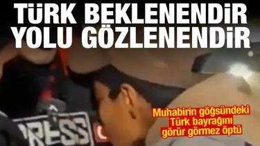 Suriyeli &ccedil;ocuğun T&uuml;rk bayrağına olan sevgisi y&uuml;rekleri ısıttı