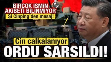 &Ccedil;in &ccedil;alkalanıyor! Orduda deprem! Devlet Başkanı Şi'den son dakika a&ccedil;ıklaması