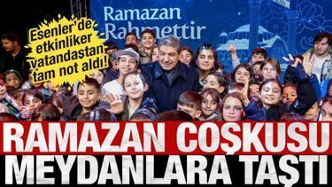 Esenler'de Ramazan etkinlikleri D&ouml;rtyol Meydanı'nda yaşanıyor