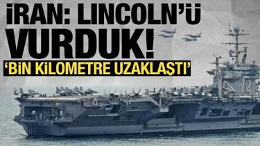 İran: Lincoln u&ccedil;ak gemisini dronla vurduk