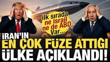 İran'ın en &ccedil;ok f&uuml;ze attığı &uuml;lkeler rakamlarla a&ccedil;ıklandı: İlk sırada ne ABD ne İsrail var!