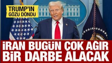 Trump: İran bug&uuml;n &ccedil;ok ağır bir darbe alacak!