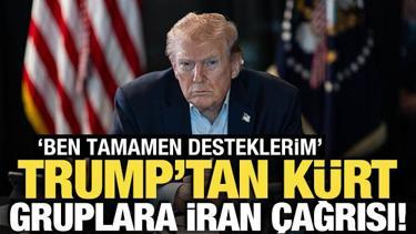 Trump'tan 'İran' a&ccedil;ıklaması! 'K&uuml;rtler saldırırsa m&uuml;kemmel olur'