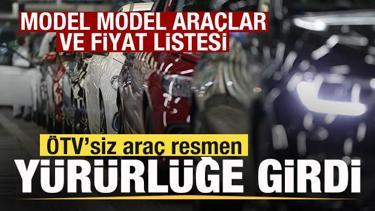 &Ouml;TV'siz ara&ccedil; Resmi Gazete'de! İşte model model ara&ccedil;lar ve fiyat listesi