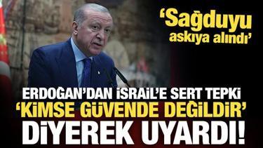 Son Dakika: Başkan Erdoğan, 'kimse g&uuml;vende değildir' diyerek uyardı!