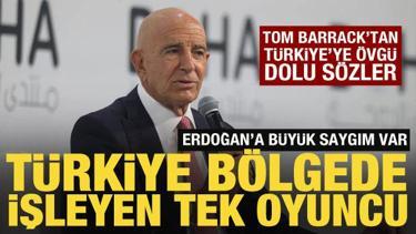 Tom Barrack: T&uuml;rkiye b&ouml;lgede işleyen tek oyuncu NATO &uuml;yesi