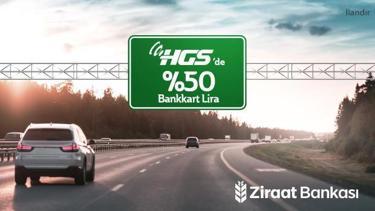 HGS'de %50 Bankkart Lira