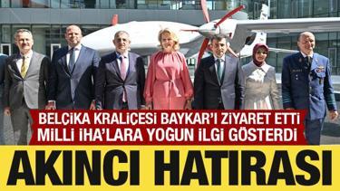 Bel&ccedil;ika Krali&ccedil;esi Mathilde, Baykar'ı ziyaret etti