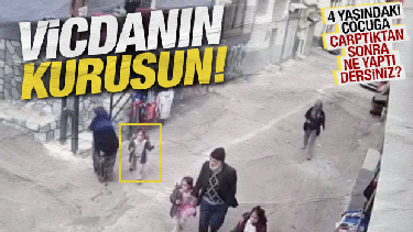 Gaziantep'te korkun&ccedil; kaza! 4 yaşındaki &ccedil;ocuğa &ccedil;arpıp ka&ccedil;tı