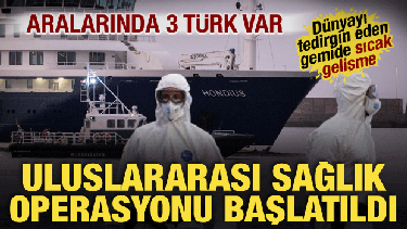Hantavir&uuml;sl&uuml; gemi limana yanaştı! 147 kişi i&ccedil;in uluslararası sağlık operasyonu başlatıldı