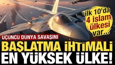 İşte &Uuml;&ccedil;&uuml;nc&uuml; D&uuml;nya Savaşını başlatma ihtimali en y&uuml;ksek &uuml;lke!