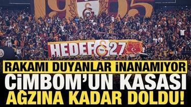 Rakamı duyanlar inanamıyor! Galatasaray'ın kasası ağzına kadar doldu