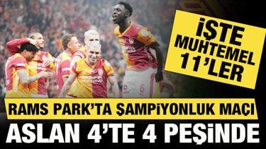 Rams Park'ta 'şampiyonluk' ma&ccedil;ı! Galatasaray-Antalyaspor! Muhtemel 11'ler