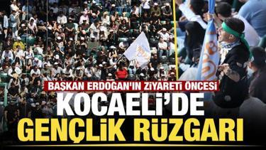 Başkan Erdoğan'ın ziyareti &ouml;ncesi Kocaeli'de gen&ccedil;lik r&uuml;zgarı