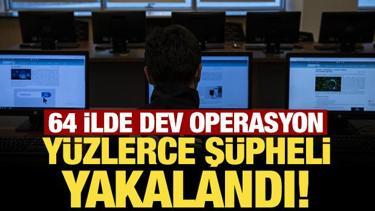 İ&ccedil;işleri Bakanlığı duyurdu: Dev operasyonda 1021 ş&uuml;pheli yakalandı!