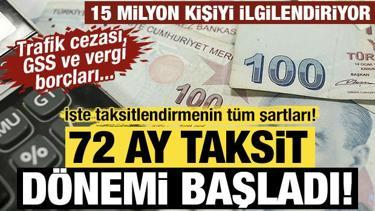 Meclis'ten ge&ccedil;en torba teklifle 15 milyon vatandaşa 72 ay taksit geliyor