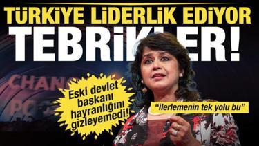 Ameenah Gurib Fakim'den T&uuml;rkiye'ye Sıfır Atık &ouml;vg&uuml;s&uuml;: İlerlemenin tek yolu bu, tebrikler